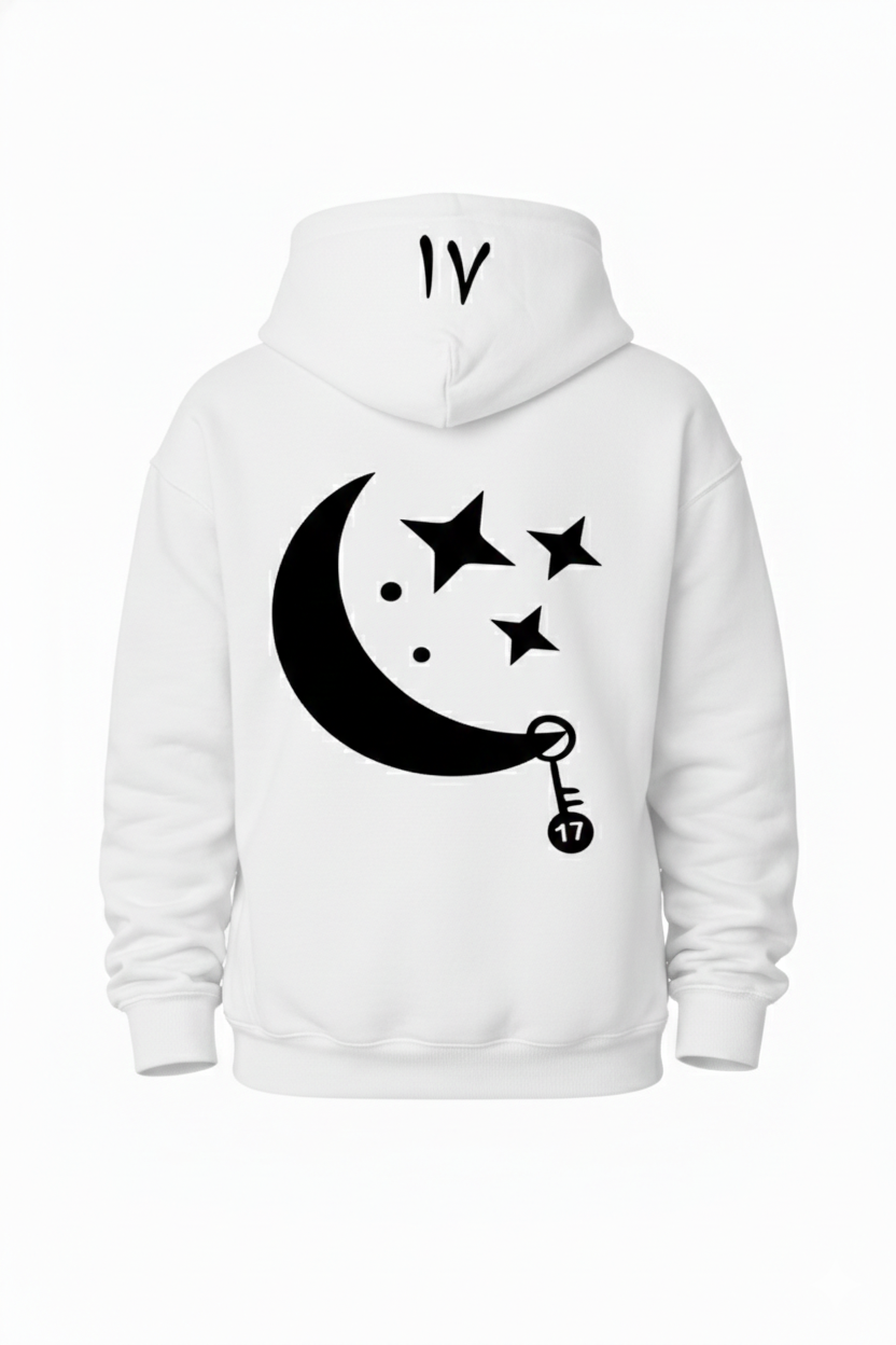 classic white SEVEN17EEN hoodie